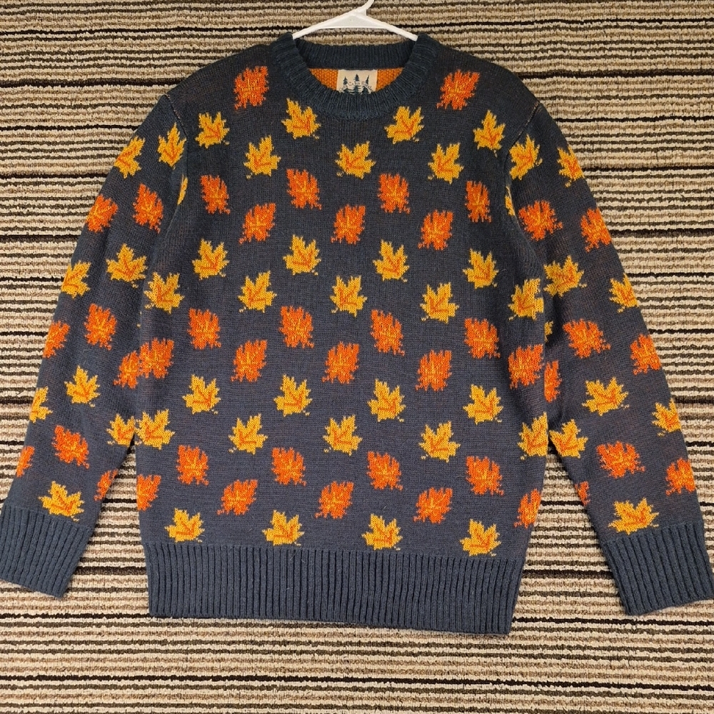 KIEL JAMES PATRICK Fall Autumn Cozy Cabin Wool Blend Mens Sz M Crewneck‎ Sweater